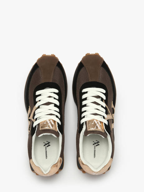 Sneakers Pia Vanessa wu Zwart women BK2623NR ander zicht 4